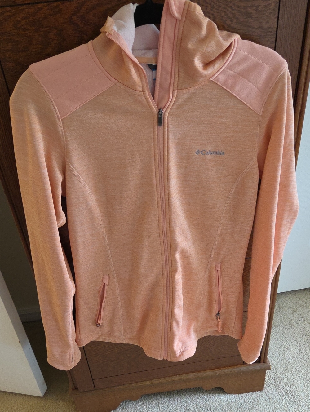 Columbia Women's Peach Full-Zip Hooded Jacket